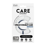 CARE by PanzerGlass iPhone 16 Pro Kuori Urban Combat MagSafe Sininen