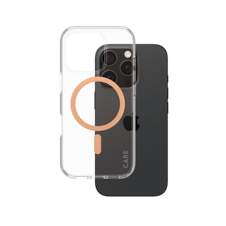CARE by PanzerGlass iPhone 16 Pro Kuori Urban Combat MagSafe Peachy