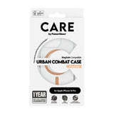 CARE by PanzerGlass iPhone 16 Pro Kuori Urban Combat MagSafe Peachy