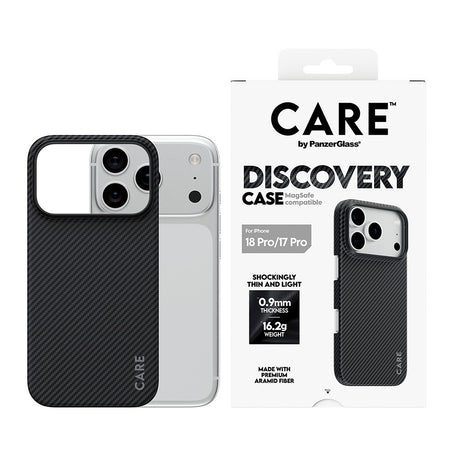 CARE by PanzerGlass iPhone 17 Pro/iPhone 18 Pro Kuori Discovery MagSafe Musta