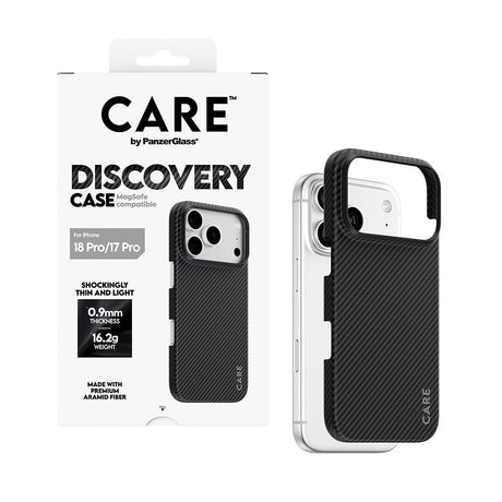 CARE by PanzerGlass iPhone 17 Pro/iPhone 18 Pro Kuori Discovery MagSafe Musta