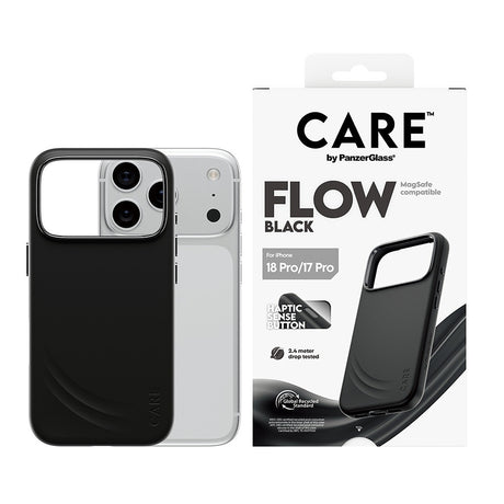 CARE by PanzerGlass iPhone 17 Pro/iPhone 18 Pro Kuori Flow MagSafe Musta