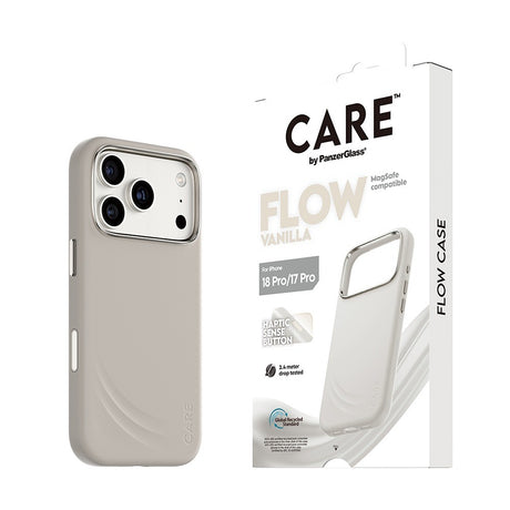 CARE by PanzerGlass iPhone 17 Pro/iPhone 18 Pro Kuori Flow MagSafe Vanilla