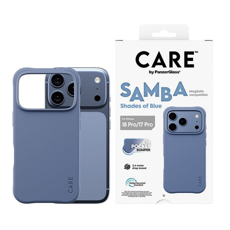 CARE by PanzerGlass iPhone 17 Pro/iPhone 18 Pro Kuori Samba MagSafe Sininen