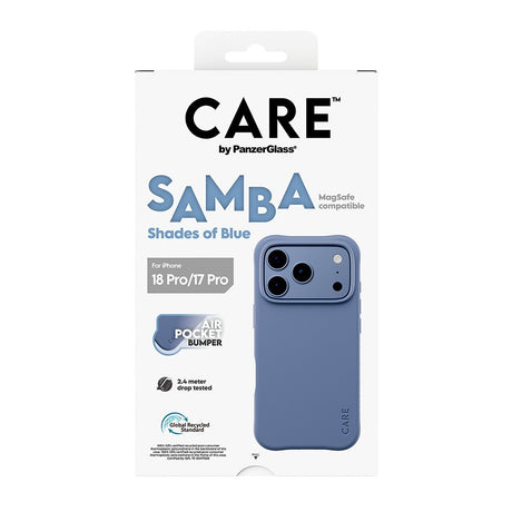 CARE by PanzerGlass iPhone 17 Pro/iPhone 18 Pro Kuori Samba MagSafe Sininen