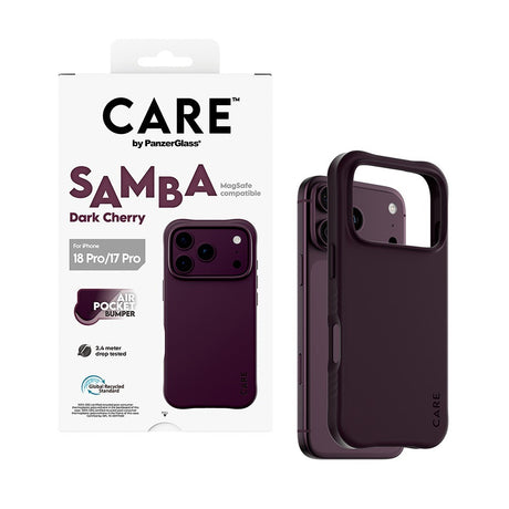 CARE by PanzerGlass iPhone 17 Pro/iPhone 18 Pro Kuori Samba MagSafe Cherry