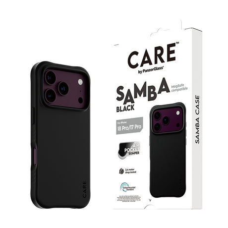 CARE by PanzerGlass iPhone 17 Pro/iPhone 18 Pro Kuori Samba MagSafe Musta
