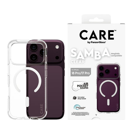CARE by PanzerGlass iPhone 17 Pro/iPhone 18 Pro Kuori Samba MagSafe Kirkas
