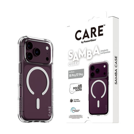 CARE by PanzerGlass iPhone 17 Pro/iPhone 18 Pro Kuori Samba MagSafe Kirkas
