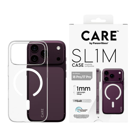 CARE by PanzerGlass iPhone 17 Pro/iPhone 18 Pro Kuori SL1M MagSafe Kirkas