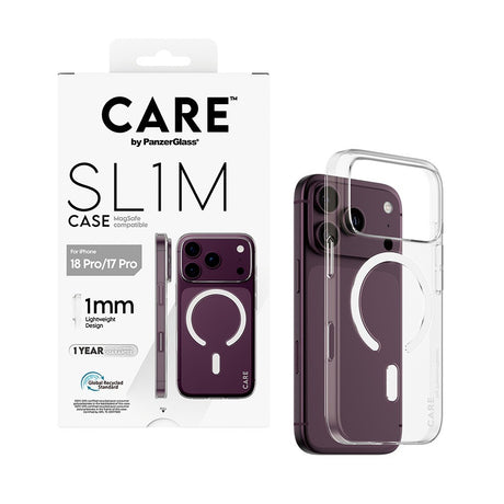 CARE by PanzerGlass iPhone 17 Pro/iPhone 18 Pro Kuori SL1M MagSafe Kirkas