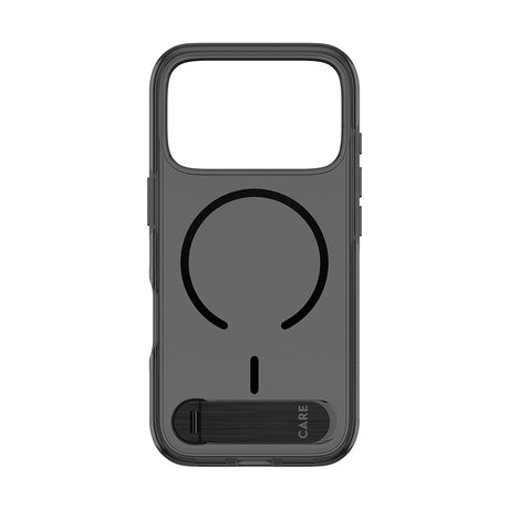 CARE by PanzerGlass iPhone 17 Pro/iPhone 18 Pro Kuori Smokey Kickstand MagSafe Musta