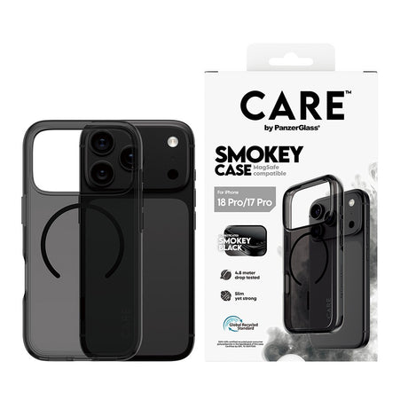 CARE by PanzerGlass iPhone 17 Pro/iPhone 18 Pro Kuori Smokey MagSafe Musta