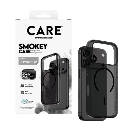 CARE by PanzerGlass iPhone 17 Pro/iPhone 18 Pro Kuori Smokey MagSafe Musta