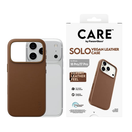 CARE by PanzerGlass iPhone 17 Pro/iPhone 18 Pro Kuori Solo MagSafe Ruskea
