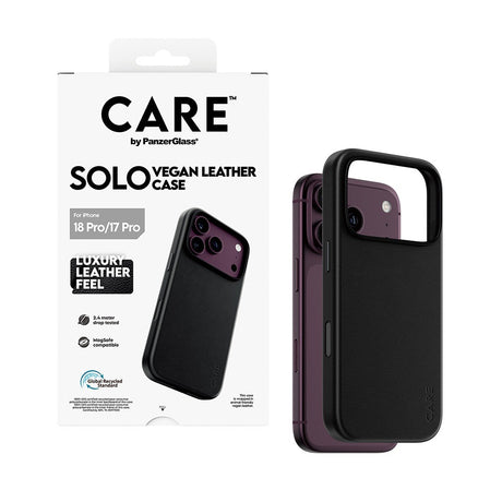 CARE by PanzerGlass iPhone 17 Pro/iPhone 18 Pro Kuori Solo MagSafe Musta