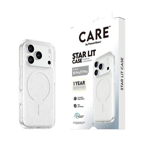 CARE by PanzerGlass iPhone 17 Pro/iPhone 18 Pro Kuori Star Lit MagSafe Kirkas