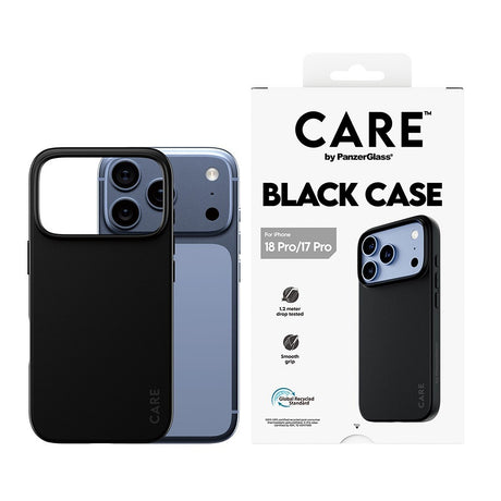 CARE by PanzerGlass iPhone 17 Pro/iPhone 18 Pro Kuori TPU Musta