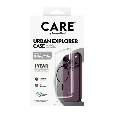 CARE by PanzerGlass iPhone 17 Pro/iPhone 18 Pro Kuori Urban Explorer MagSafe Musta