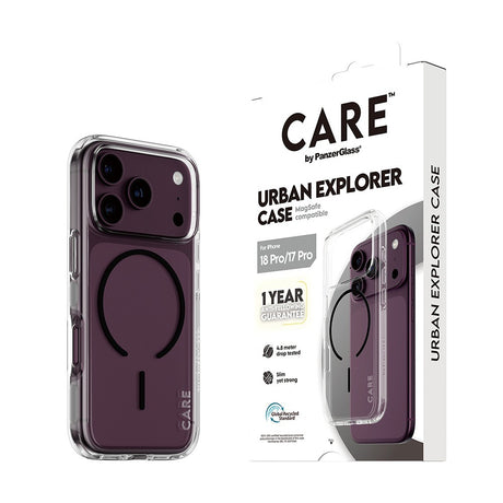 CARE by PanzerGlass iPhone 17 Pro/iPhone 18 Pro Kuori Urban Explorer MagSafe Musta