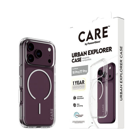CARE by PanzerGlass iPhone 17 Pro/iPhone 18 Pro Kuori Urban Explorer MagSafe Valkoinen