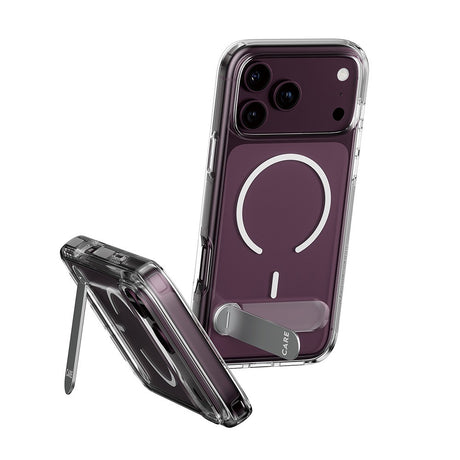 CARE by PanzerGlass iPhone 17 Pro Max/iPhone 18 Pro Max Kuori Kickstand MagSafe Kirkas