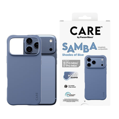 CARE by PanzerGlass iPhone 17 Pro Max/iPhone 18 Pro Max Kuori Samba MagSafe Sininen