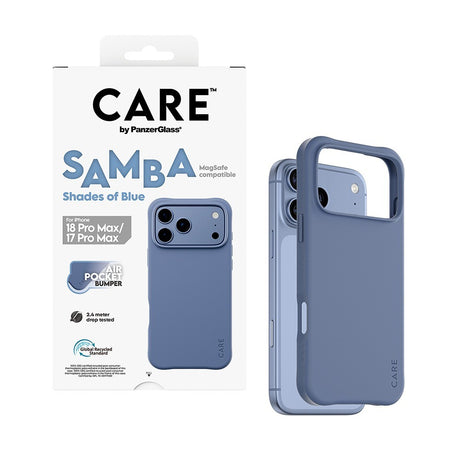 CARE by PanzerGlass iPhone 17 Pro Max/iPhone 18 Pro Max Kuori Samba MagSafe Sininen
