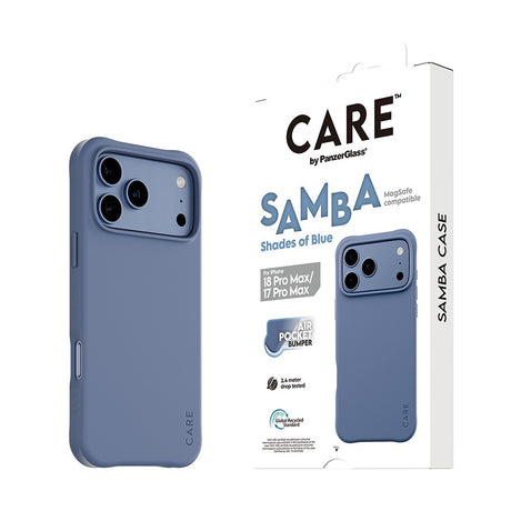 CARE by PanzerGlass iPhone 17 Pro Max/iPhone 18 Pro Max Kuori Samba MagSafe Sininen