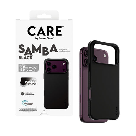 CARE by PanzerGlass iPhone 17 Pro Max/iPhone 18 Pro Max Kuori Samba MagSafe Musta