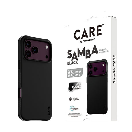 CARE by PanzerGlass iPhone 17 Pro Max/iPhone 18 Pro Max Kuori Samba MagSafe Musta