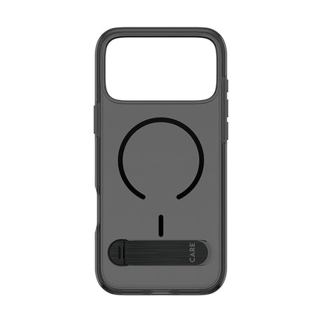 CARE by PanzerGlass iPhone 17 Pro Max/iPhone 18 Pro Max Kuori Smokey Kickstand MagSafe Musta
