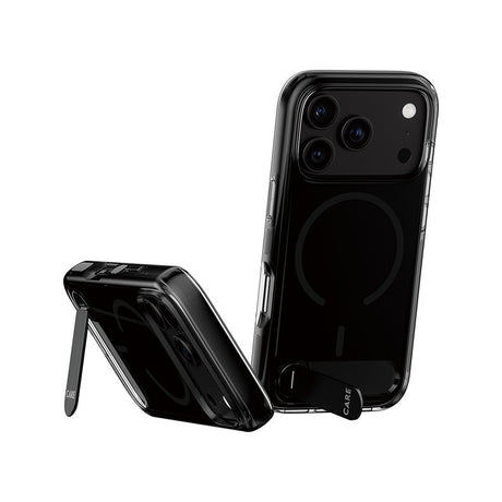 CARE by PanzerGlass iPhone 17 Pro Max/iPhone 18 Pro Max Kuori Smokey Kickstand MagSafe Musta