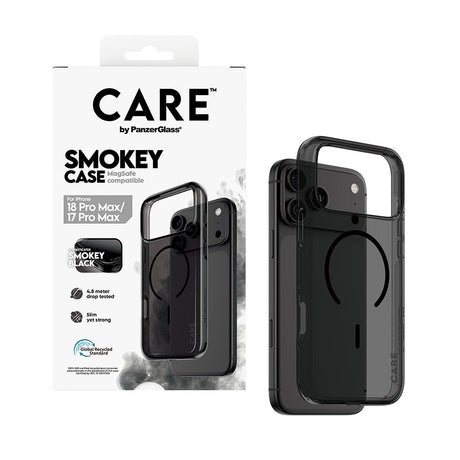 CARE by PanzerGlass iPhone 17 Pro Max/iPhone 18 Pro Max Kuori Smokey MagSafe Musta
