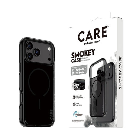 CARE by PanzerGlass iPhone 17 Pro Max/iPhone 18 Pro Max Kuori Smokey MagSafe Musta