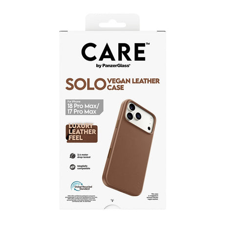 CARE by PanzerGlass iPhone 17 Pro Max/iPhone 18 Pro Max Kuori Solo MagSafe Ruskea