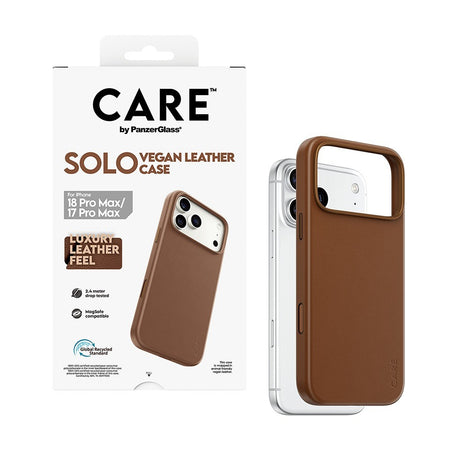 CARE by PanzerGlass iPhone 17 Pro Max/iPhone 18 Pro Max Kuori Solo MagSafe Ruskea