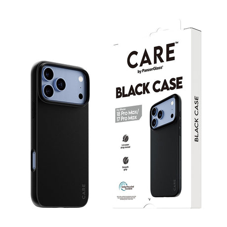CARE by PanzerGlass iPhone 17 Pro Max/iPhone 18 Pro Max Kuori TPU Musta