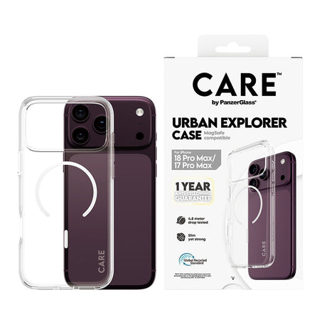 CARE by PanzerGlass iPhone 17 Pro Max/iPhone 18 Pro Max Kuori Urban Explorer MagSafe Valkoinen