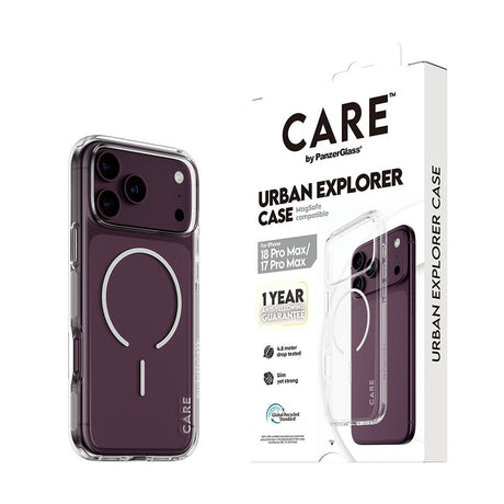 CARE by PanzerGlass iPhone 17 Pro Max/iPhone 18 Pro Max Kuori Urban Explorer MagSafe Valkoinen