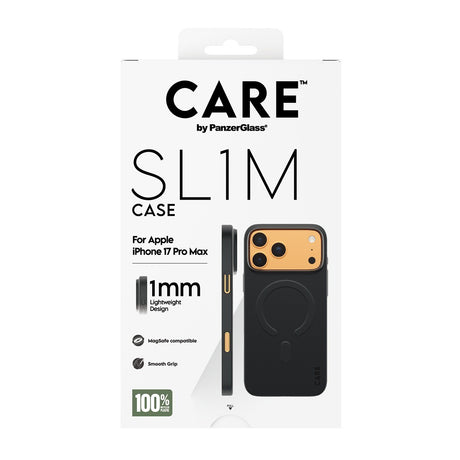 CARE by PanzerGlass iPhone 17 Pro Max Kuori SL1M MagSafe Musta