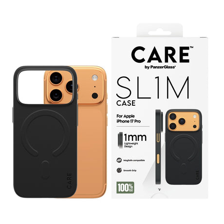 CARE by PanzerGlass iPhone 17 Pro Kuori SL1M MagSafe Musta