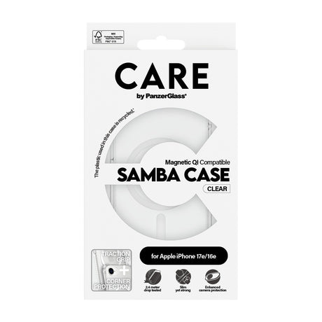 CARE by PanzerGlass iPhone 17e Kuori Samba MagSafe Kirkas