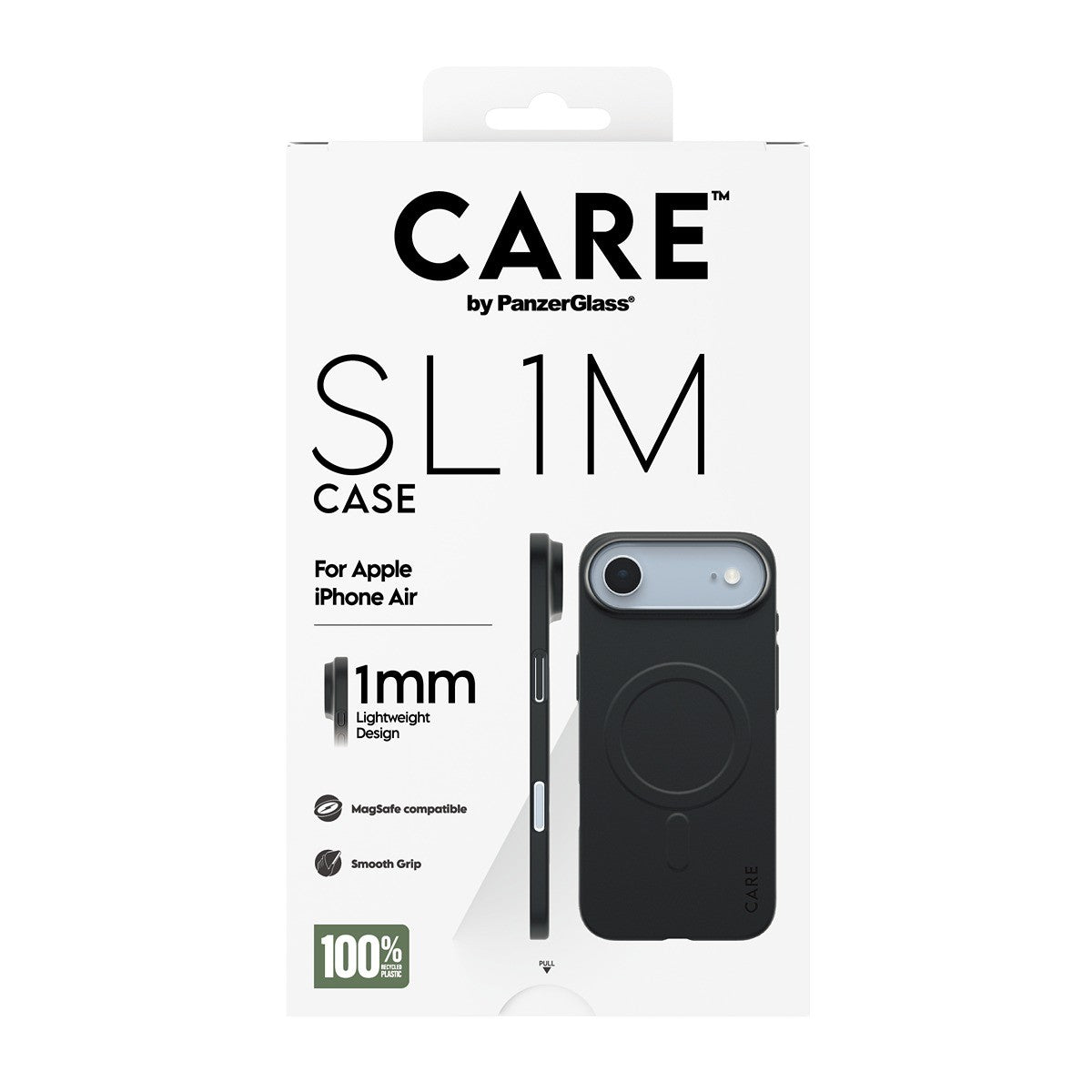 CARE by PanzerGlass iPhone Air Kuori SL1M MagSafe Musta