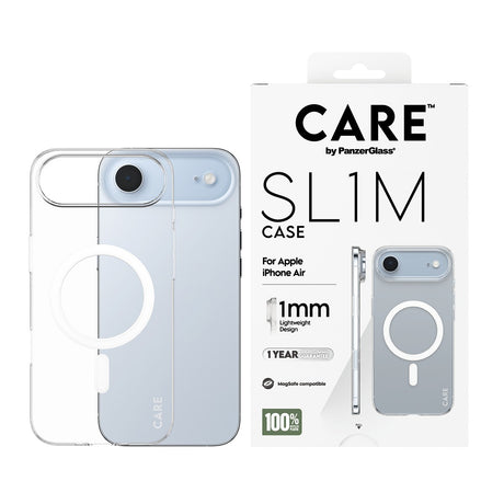 CARE by PanzerGlass iPhone Air Kuori SL1M MagSafe Kirkas