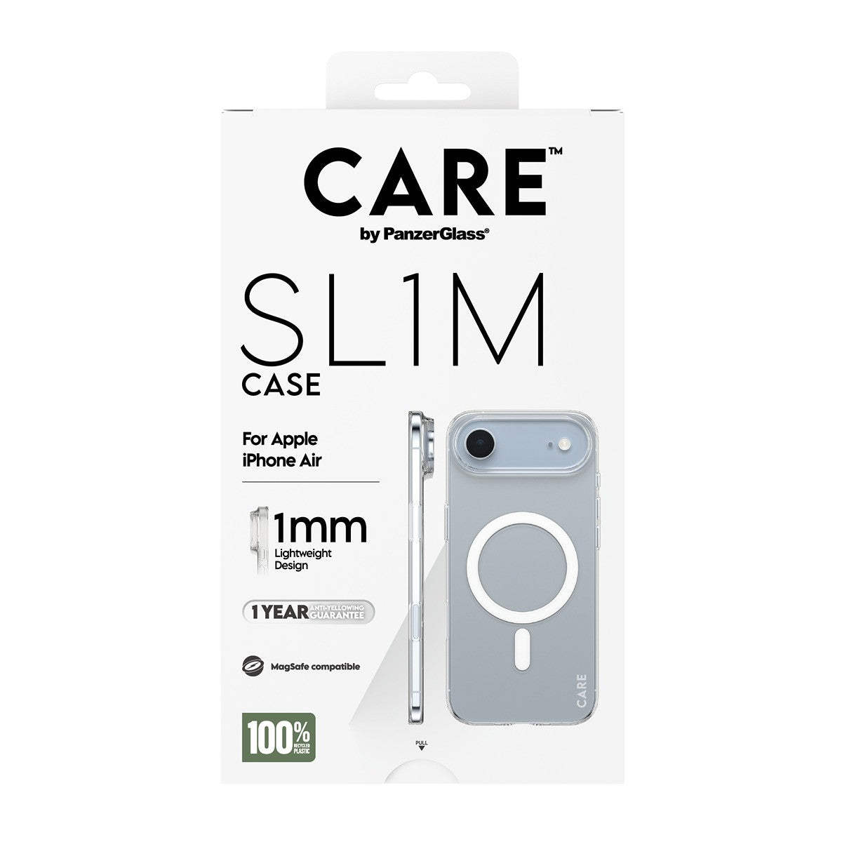 CARE by PanzerGlass iPhone Air Kuori SL1M MagSafe Kirkas