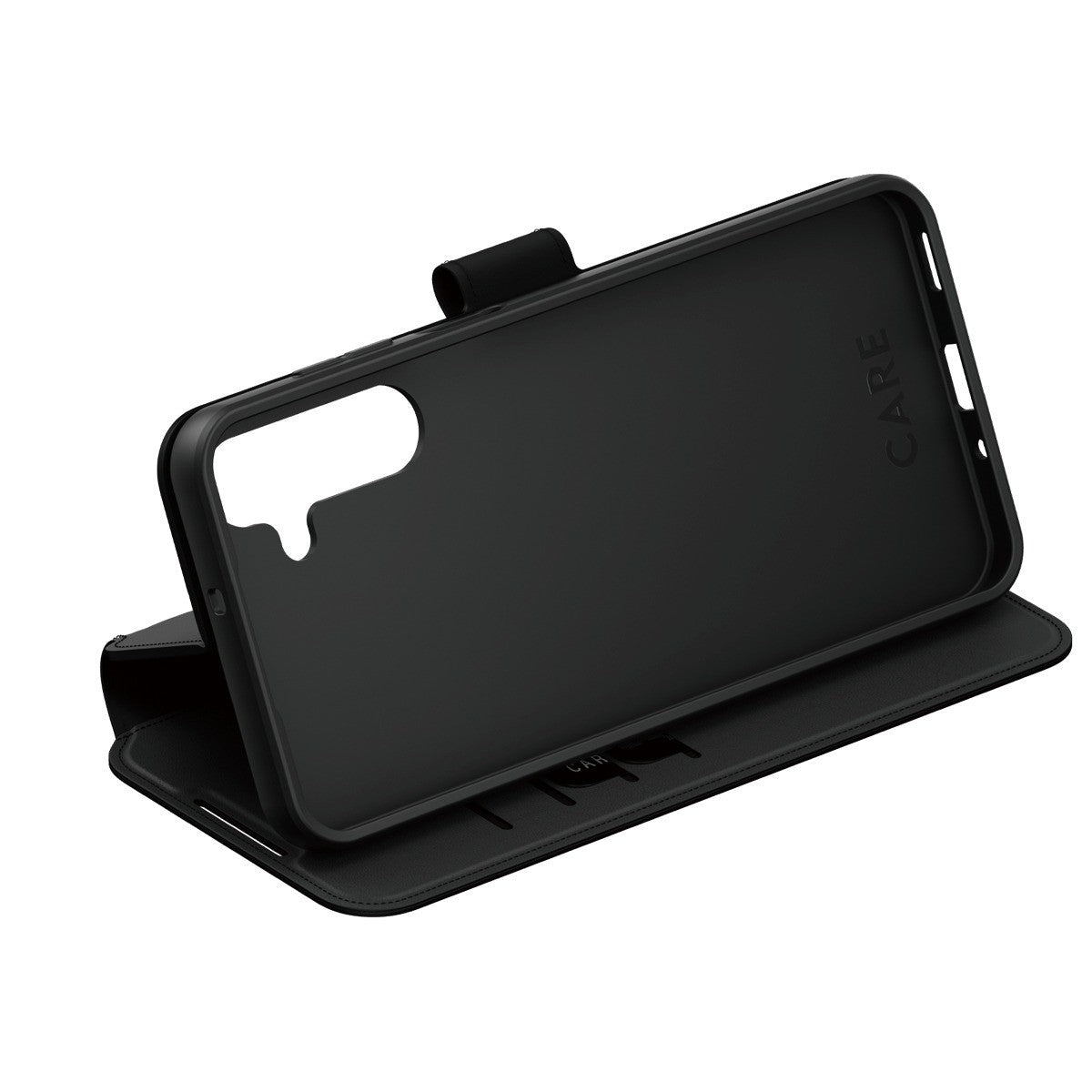 CARE by PanzerGlass Samsung Galaxy A16 Kotelo Wallet Kickstand Musta