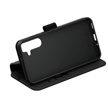 CARE by PanzerGlass Samsung Galaxy A16 Kotelo Wallet Kickstand Musta