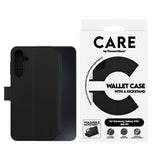 CARE by PanzerGlass Samsung Galaxy A16 Kotelo Wallet Kickstand Musta