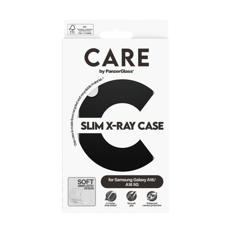 CARE by PanzerGlass Samsung Galaxy A16 Kuori Fashionable Musta